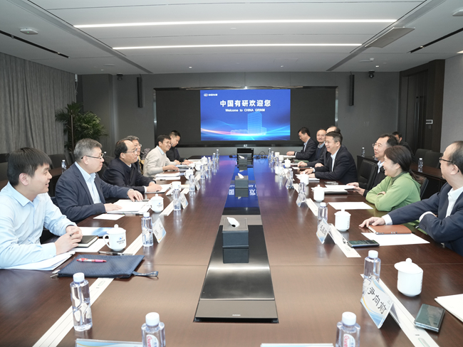 工業(yè)和信息化部副部長單忠德一行到中國有研調研