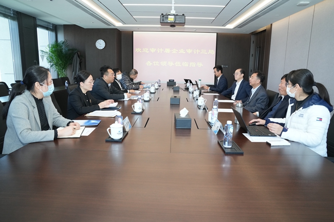 審計署企業(yè)審計三局主要負責人張京奕一行到訪中國有研